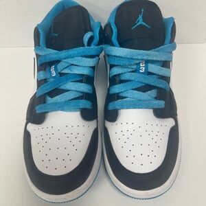 Jordan Blue and White Sneakers Iconic Low-Top Design